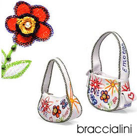 ...Ideazione di linea borse dipinte a mano per Braccialini...